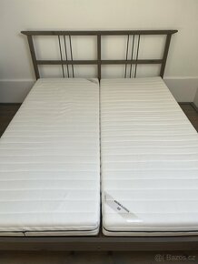 Zánovní postel Ikea s roštem, 160x200 cm - 3