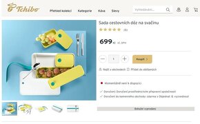 Super kvalitní nová krabice na oběd, obědové boxy + příbor - 3
