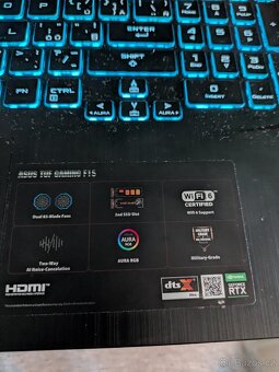 Herní notebook RTX 3050 - 3
