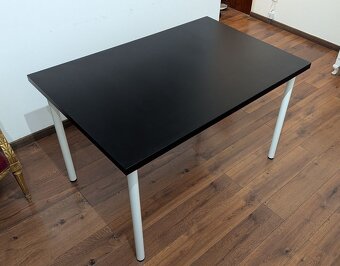 Černý stůl Ikea Linnmon Adils 100x60x74cm jako nový - 3