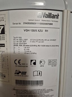 Plynový bojler Vailant 130 l - 3