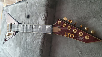 Zánovní kytara ESP LTD KH-V Kirk Hammet signature - Red Spar - 3