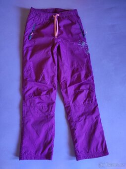 Vyteplené šusťákové kalhoty - 3