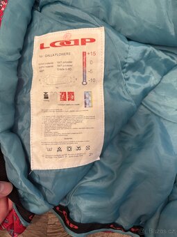 Dívčí mumiový spacák Loap GALLA FLOWERS - máme 2 ks - 3