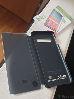 Flipové pouzdro Clear View Cover Samsung Galaxy S10 - 3