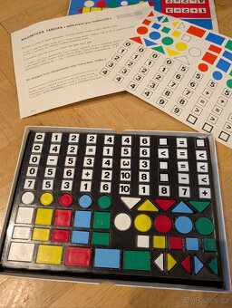 Retro magnetická matematická tabulka - 3