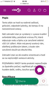 Zahradní altan , stan , přístřešek - 3