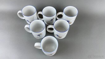 6x Hrnek s husou, porcelán Moritz Zdelauer - 3