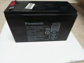 Olověná baterie Panasonic 12V 4Ah a 7.2Ah - 3