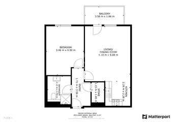 Lysá nad Labem, pronájem bytu 2+kk 52 m2, s balkónem, garážo - 3