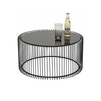 Kulatý konferenční stolek Wire (pr. 60 cm, v 30.5 cm) - 3