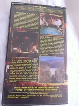 Zajímavá Stará VHS - LAS VEGAS - THE GLAMOUR - THE GLITTER - 3