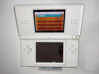 Nintendo DS Lite + GBA EZ-FLASH card s hrami –RARITKA– - 3