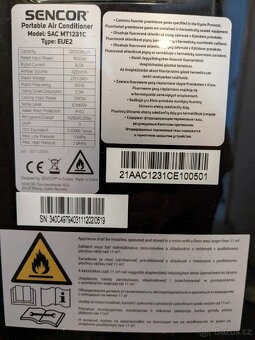 Mobilní klimatizace Sencor SAC MT1231C - 3
