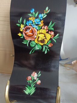 Hodiny Boulle,Saint Helene, starožitný krbové stolní hodiny - 3