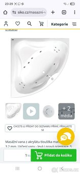 Rohová hydromasazni vana cornelia 140x140 plus celni panel - 3