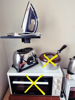 Topinkovač, varná konvice, tyčový mixér, žehlička - 3