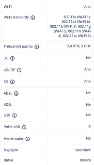 Acer Connect M4 přenosný 5G 5G/LTE modem v záruce - 3