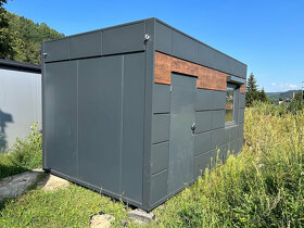 Záhradní chatka kontejner A15 3x5m - antracit - 3