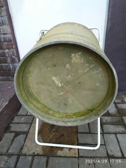 Nabízím hliníkový starý sud 50l. Super stav - 3