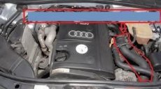 Audi A6 c5 - hadice vody 4B0121101E a 4B0121049A - 3
