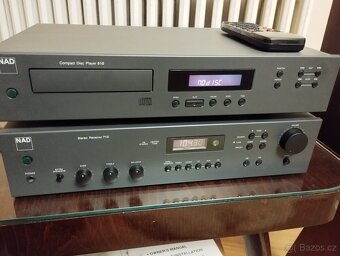 Receiver NAD 712, CD 510 a repro Shan SV 100 a stojany - 3