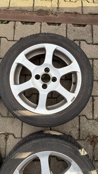 Alu disky CMS 15” 4x100 ET37 - pneu KO - 3