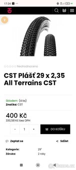 Plášť na kolo 29x2.35 - 3
