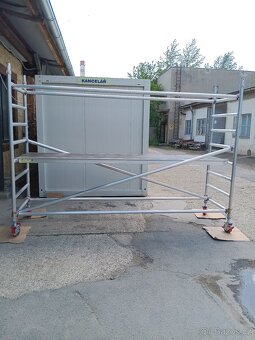 Pojízdné hliníkové lešení UTS Klimatek - PV 3,2m - 3