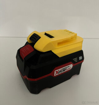 Redukce/adaptér AKU Parkside X20Vteam na Dewalt XR - 3