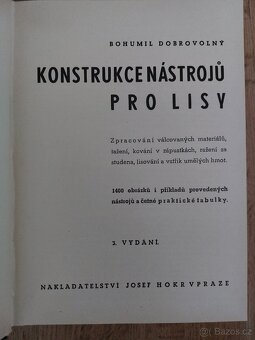 Kniha ,,Dobrovolný - Konstrukce Nástrojů Pro Lisy" - 3