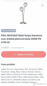 2 ks lampička Paul Neuhaus - 3