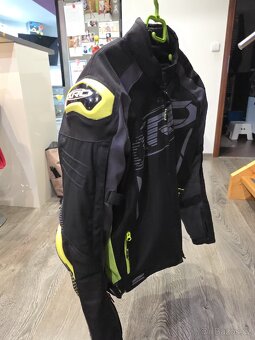 Bunda na motorku XRC Haderg WTP blk/grey/fluo - 3