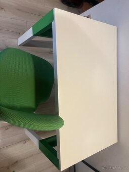 Dětský stůl a židle Ikea Pahl zelená - 3