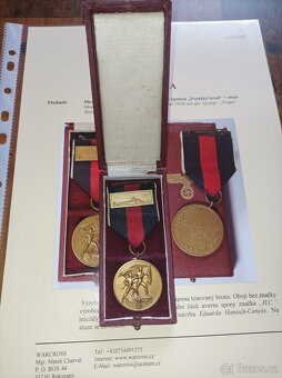 Medaile 1. říjen 1938 se sponou - 3