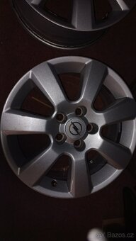 Originál Opel Zafira ALU disky 5x110 ET41 - 3