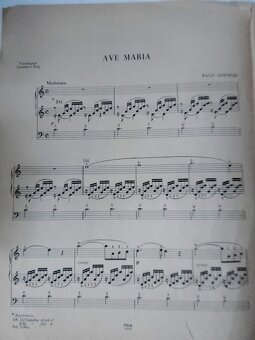 AVE MARIA BACH - GOUNOD - NOTY PRO VARHANY A KLAVÍR - 3