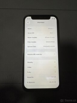 iPhone 12 mini – 64 GB, modrý, 100 % baterie - 3