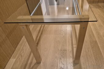 Prodám kanc. stůl se skleněnou deskou - 3