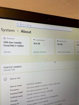 Dell Latitude 7430 | Core i7 12. gen | 16GB RAM | - 3