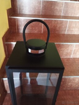 Lucerna - venkovní na svíčku - Thulit výška 50 cm - 3