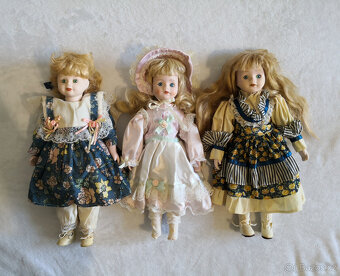 Starožitné porcelánové bábiky - 3