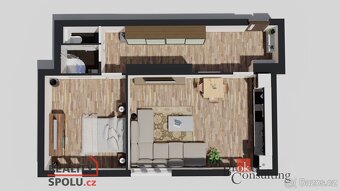 Prodej, byty/2+kk, 59.3 m2, Hany Kvapilové 2273/3, 74601 Opa - 3