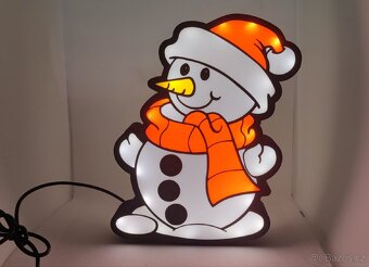 Prodám novou světelnou dekoraci Sněhulák. - 3