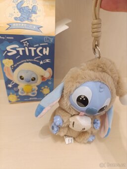 Plyšová figurka Stitch ve stylu Labubu - Blind Box, 15 cm - 3