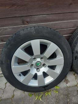 Alu kola 5x112 R16 originál Škoda - 3