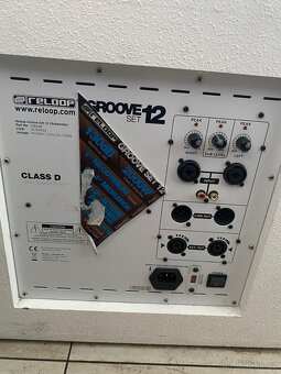 Skvělé repro Reloop Groove Set 12 White – málo používané - 3