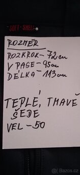 Pánské teplé kalhoty ,značka ALPINE PRO,vel-50 - 3