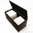 Úložný ratanový box, na polstry, nábytek, truhla,  sedačka - 3