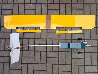 Starší ale nové nelétané rc letadlo motor OS MAX cca nový - 3